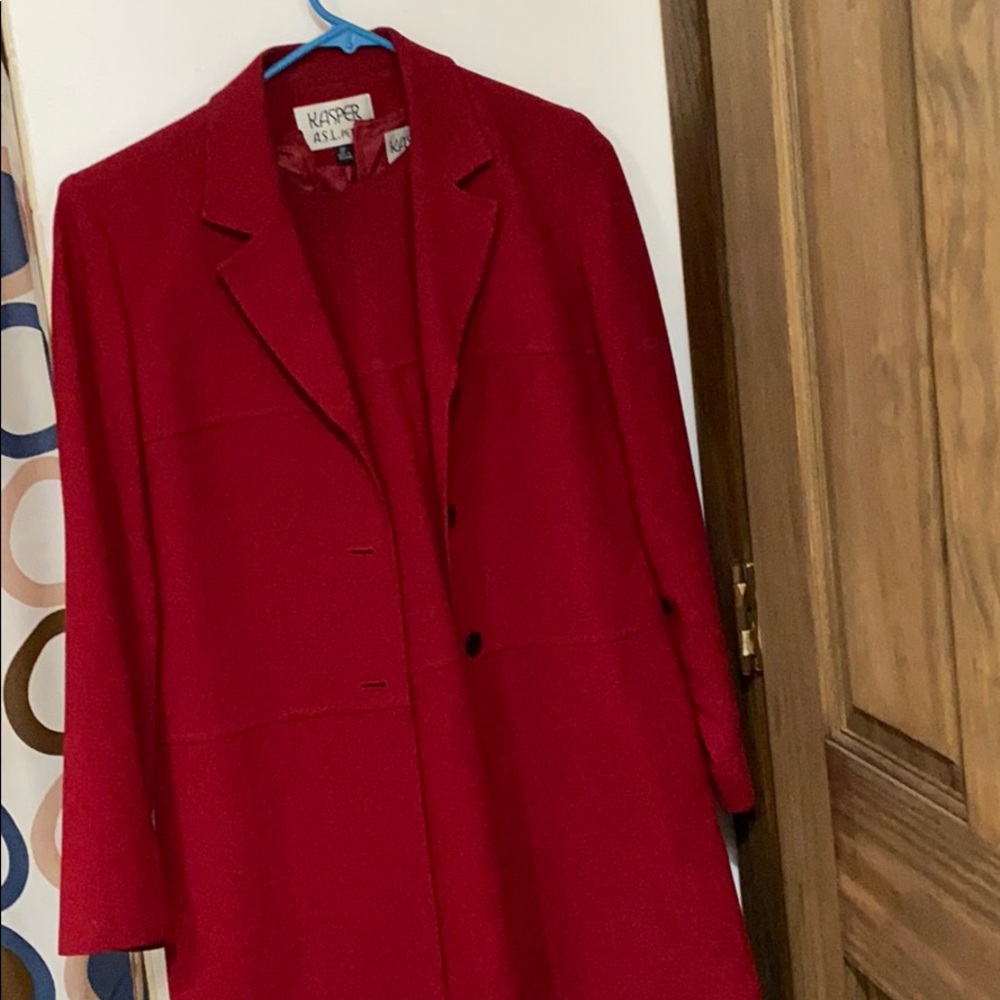 Dress with matching coat